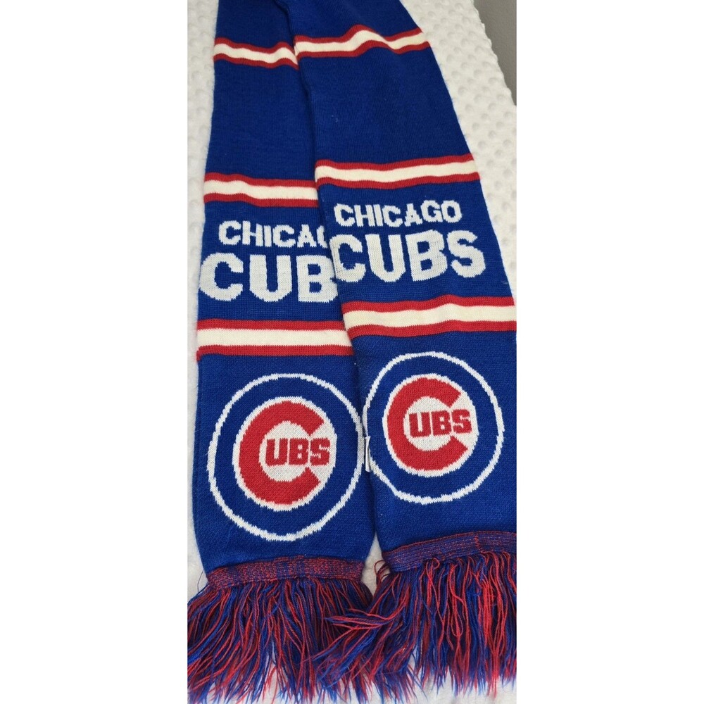 Chicago Cubs Scarf Forever Collectibles MLB Baseball Team Knit Winter Neckwarmer